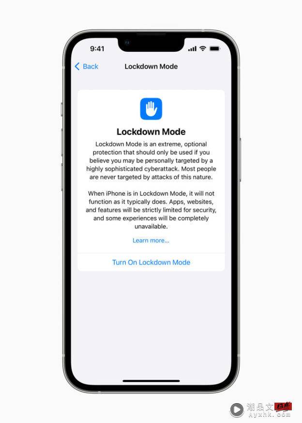 News I Apple将推出“锁定模式”！5大新防护措施 所有骇客都能阻挡！ 更多热点 图2张